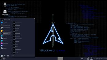 BlackArch Linux Slim menu