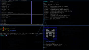 BlackArch Linux with spectrwm