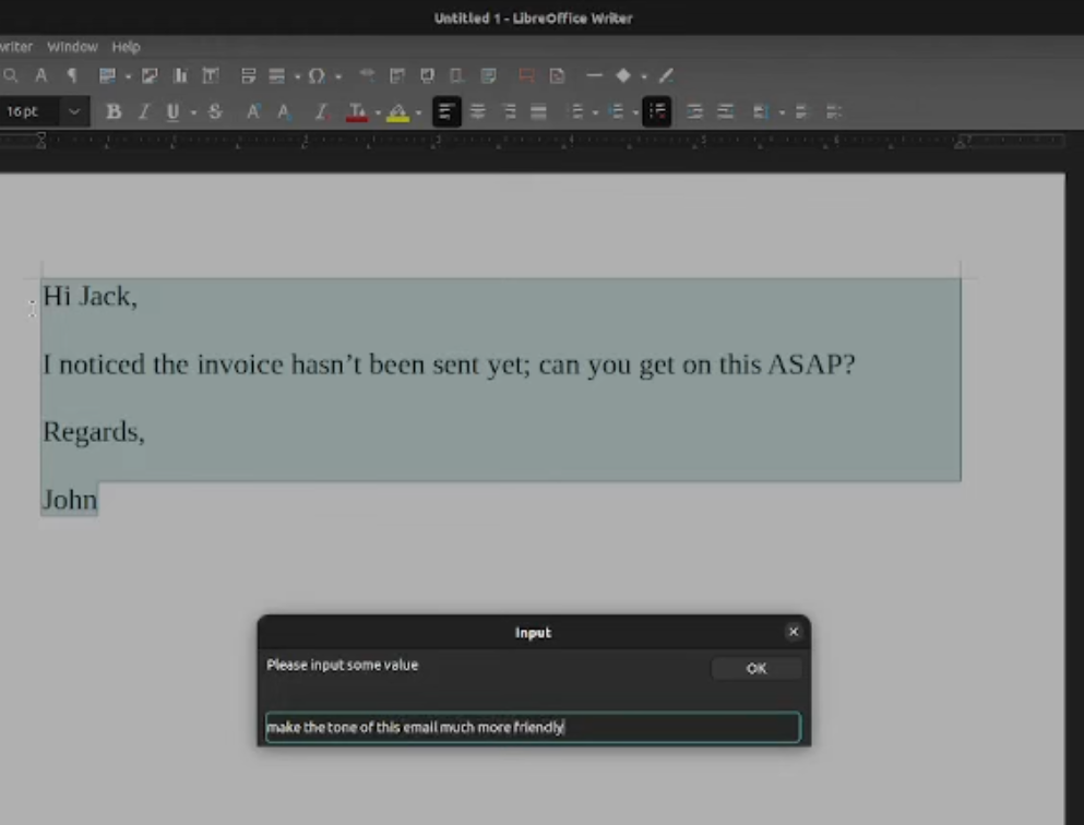 localwriter screenshot