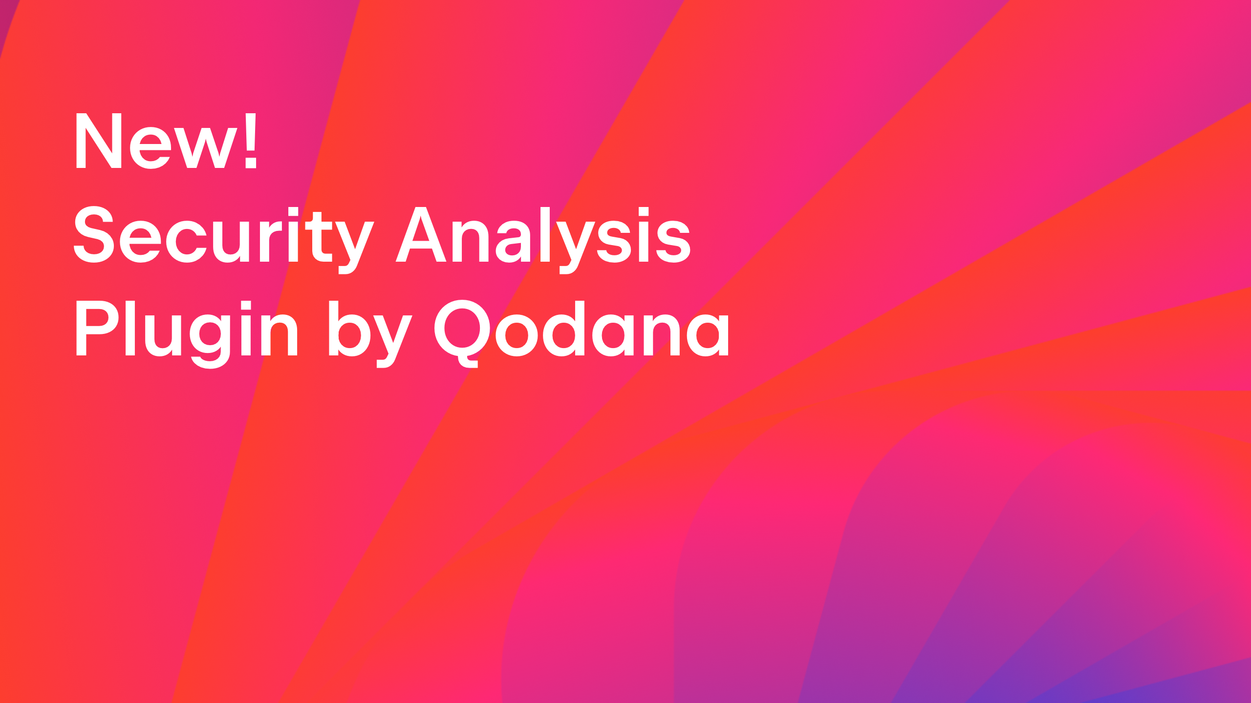 Security Analysis by Qodana for IntelliJ IDEA