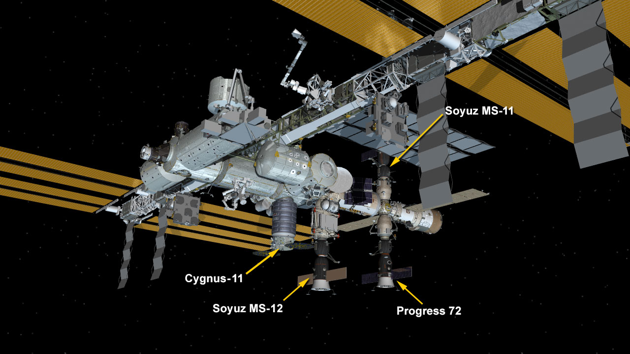 June 4, 2019: International Space Station Configuration