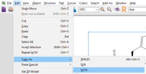 Copy as InChI