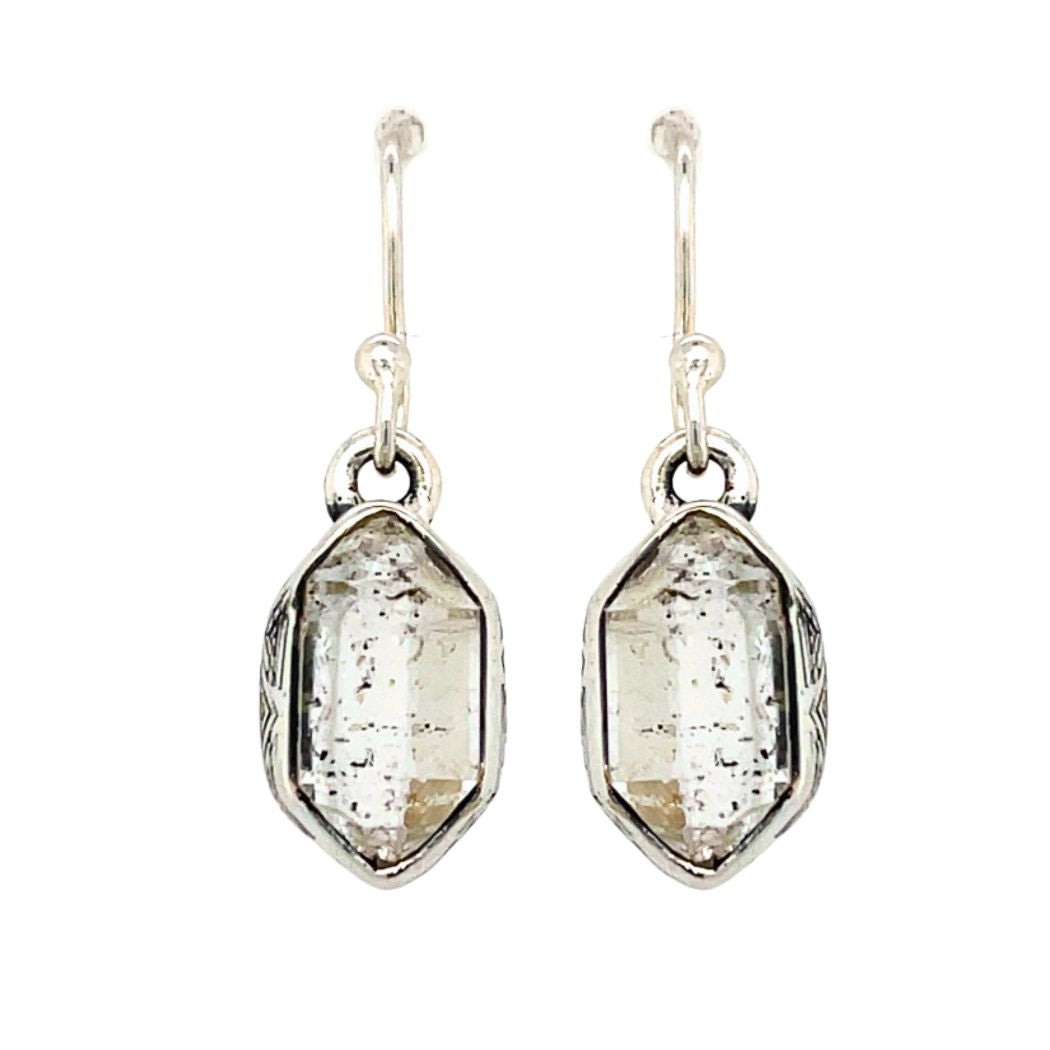 Herkimer Diamond Dangle Earrings