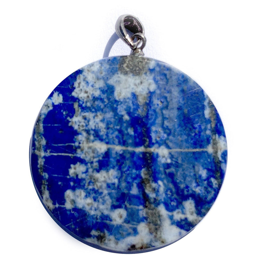 Lapis Faceted Stone Pendant