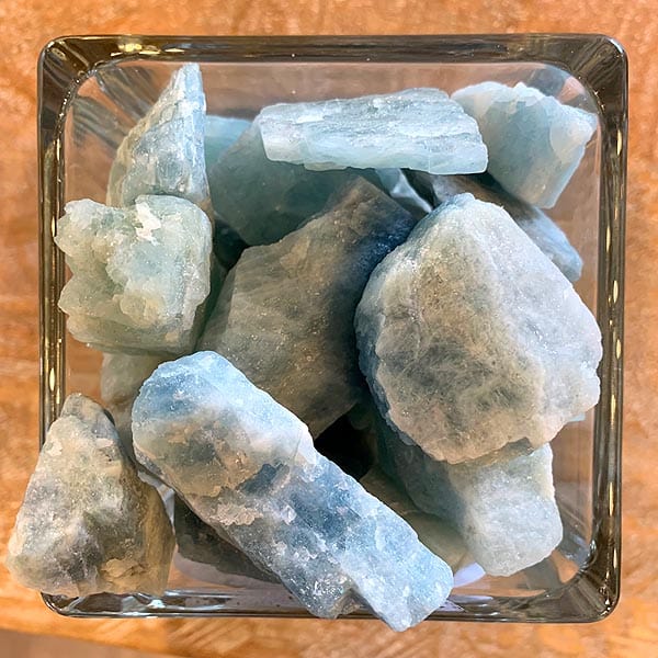 Aquamarine for clairvoyance, articulation, illumination