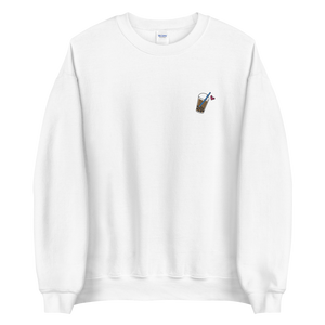 White S Embroidered Icon Sweatshirt