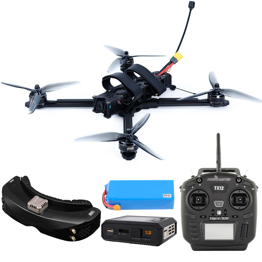 7inch FPV Drone Manta 7 X Lite Long Range Cinematic FPV Drone RTF Flying kit with Transmitter and Flight Goggles