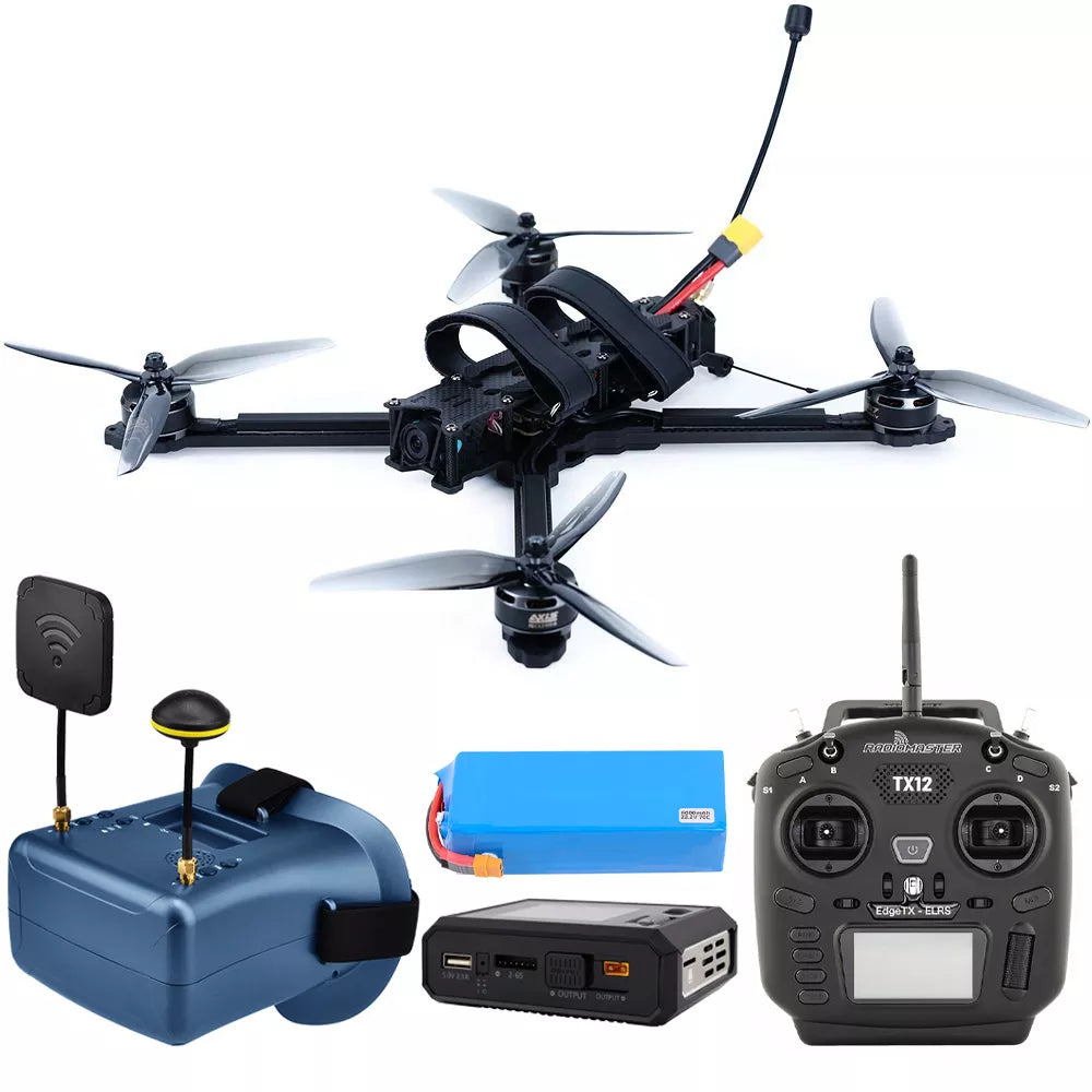 7inch FPV Drone Manta 7 X Lite Long Range Cinematic FPV Drone RTF Flying kit with Transmitter and Flight Goggles