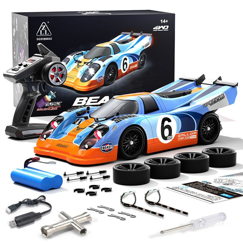 ZLL SG918 RC Car 4WD Carbon Brush 70km/h High Speed 1∶16 Full Scale Drift Car