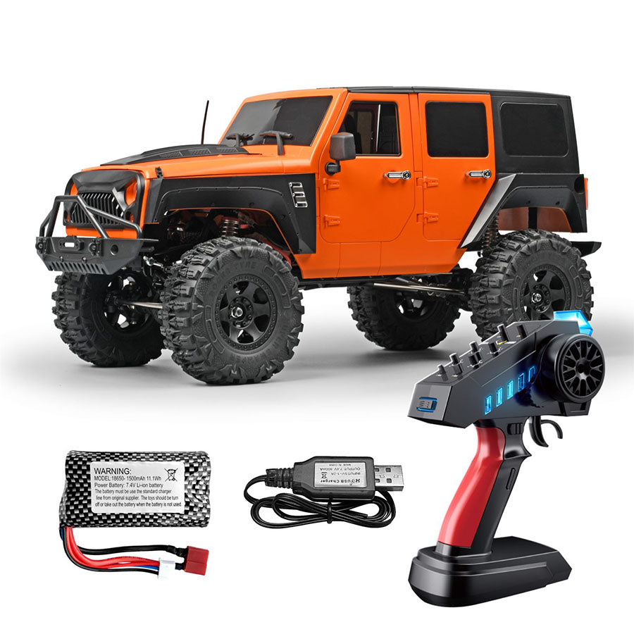 MNRC MN222 4WD RC Car 1/10 Rock Crawler Off-Road Climbing Truck Full Proportional RC Toys LED Light