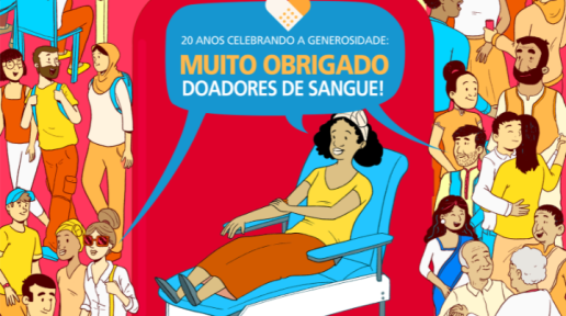 20 anos celebrando a generosidade: Muito obrigado, doadores de sangue!