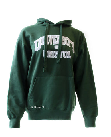 University Hoodie - Organic - Forest Green