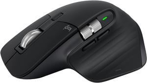 Logitech MX Master 3S - Wireless Performance Mouse with Ultra-fast Scrolling, Ergo, 8K DPI, Track on Glass, Quiet Clicks, USB-C, Bluetooth, Windows, Linux, Chrome - Black