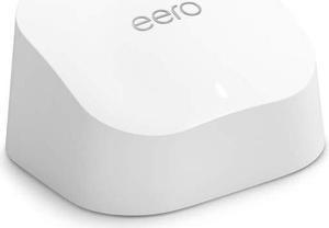 eero 6 AX1800 Dual-Band Mesh Wi-Fi 6 Router, speeds up to 900 Mbps - White