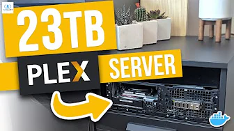 23 TB Plex Server with Docker