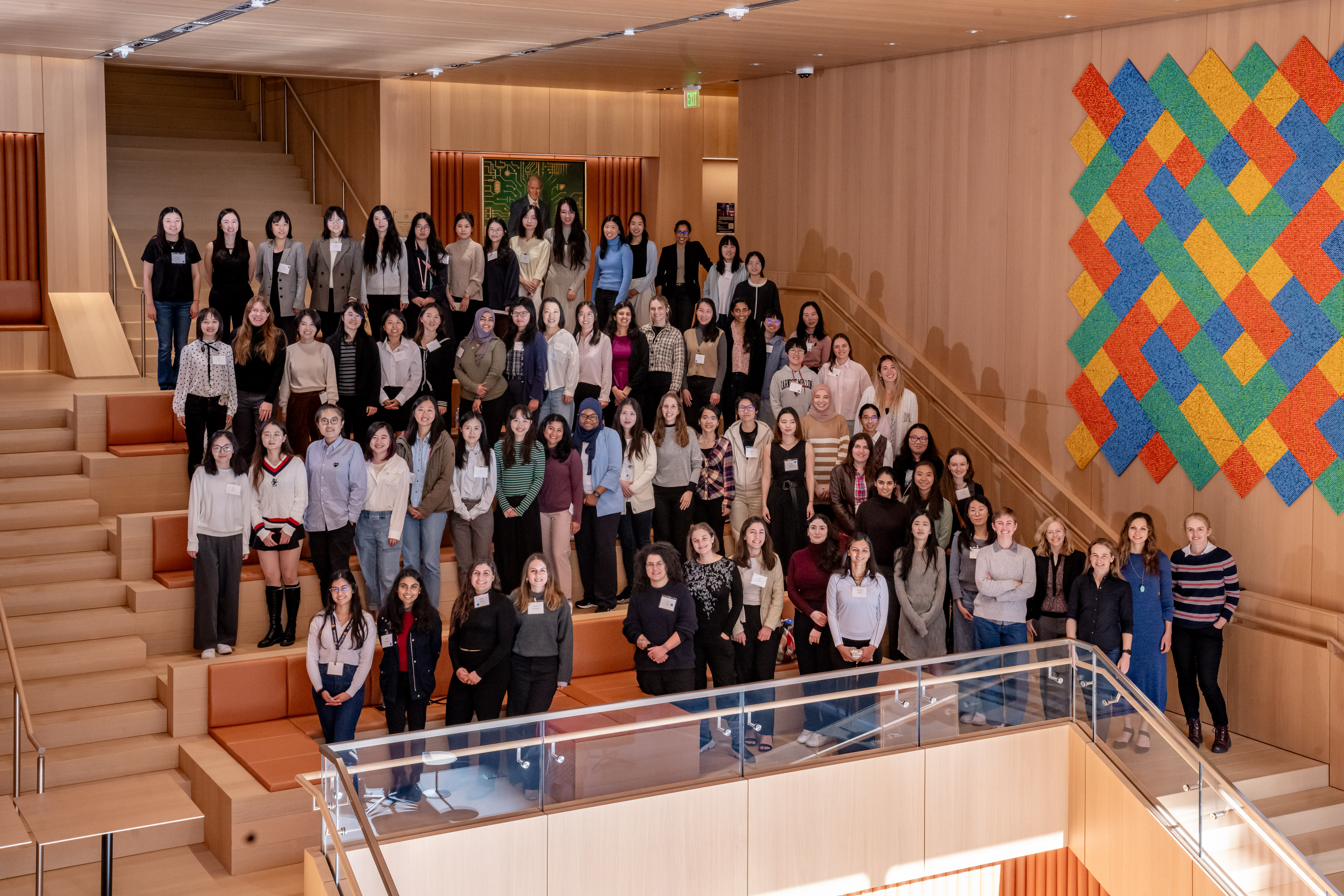 alt="The EECS Rising Stars Workshop welcomed graduate students and postdocs of historically underrepresented genders who are interested in pursuing academic careers in the field (Credit: Randall Garnick)."