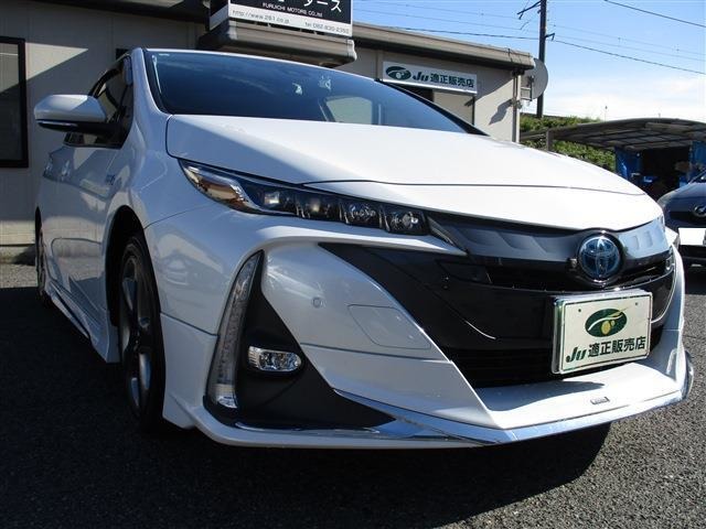 トヨタ&nbsp;プリウスPHV&nbsp;1.8 S セーフティパッケージ&nbsp;ワンオーナー モデリスタエアロ 前後ドラ&nbsp;広島県