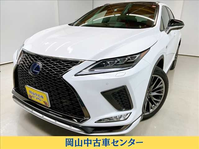 レクサス&nbsp;RX&nbsp;450h Fスポーツ 4WD&nbsp;サンルーフ 本革赤シート 純正12インチ&nbsp;岡山県