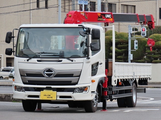 日野自動車&nbsp;レンジャー&nbsp;7.8t 増トンワイド 4段ラジコンフックイン&nbsp;内寸-長610x幅235x高40&nbsp;愛媛県