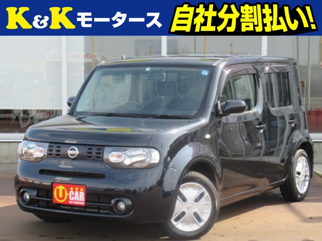 日産キューブプッシュスタート メモリーナビ TV フォグ 中古車画像