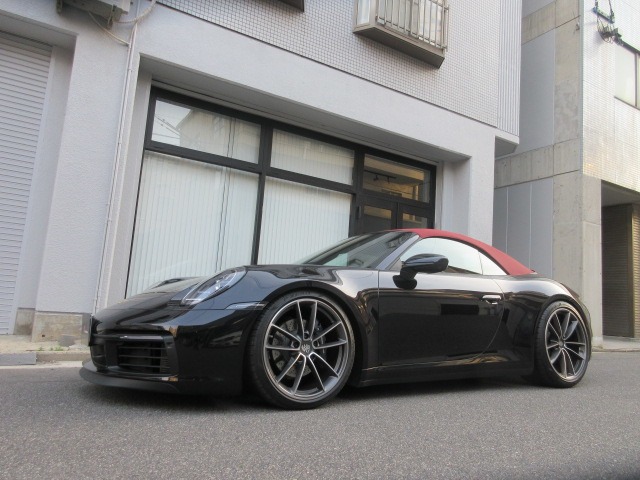 ポルシェ&nbsp;911カブリオレ&nbsp;カレラ PDK&nbsp;ディーラー車 左ハンドル ボルドーレザー&nbsp;広島県