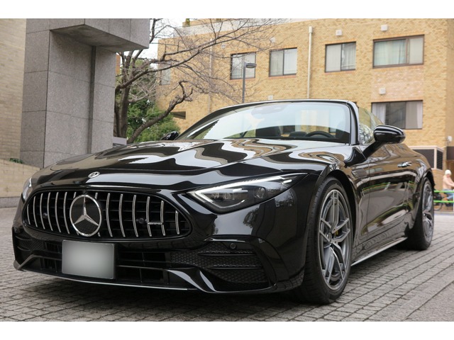 メルセデスＡＭＧ&nbsp;SLクラス&nbsp;SL 43 (BSG搭載モデル)&nbsp;左H 黒レザー 赤幌 法人オーナ屋内保管&nbsp;千葉県