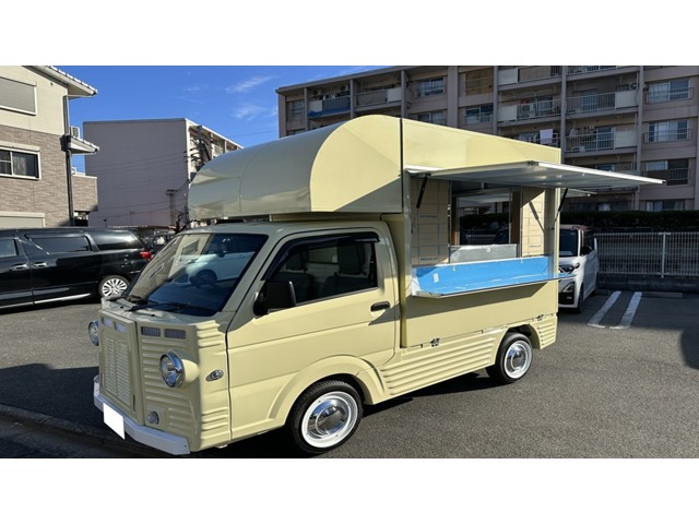 スズキ&nbsp;キャリイ&nbsp;移動販売車キッチンカー4WD車&nbsp;新品台下冷蔵庫200L給排水タンク2層シンク&nbsp;熊本県