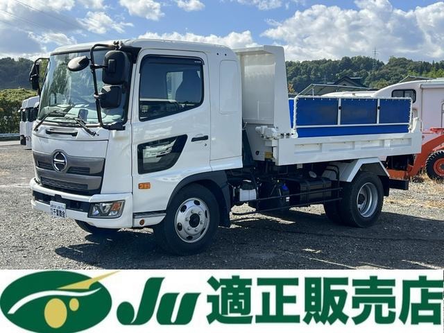 日野自動車&nbsp;レンジャー&nbsp;ダンプ 4WD 極東ダンプ 電動コボレーン&nbsp;標準ゲート 寝台付 最大積載量2900kg&nbsp;青森県