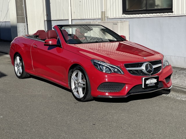 メルセデス・ベンツ&nbsp;Eクラスカブリオレ&nbsp;E250 AMGスポーツパッケージ&nbsp;赤革Sヒーター純正ナビ地デジTV走行中&nbsp;神奈川県