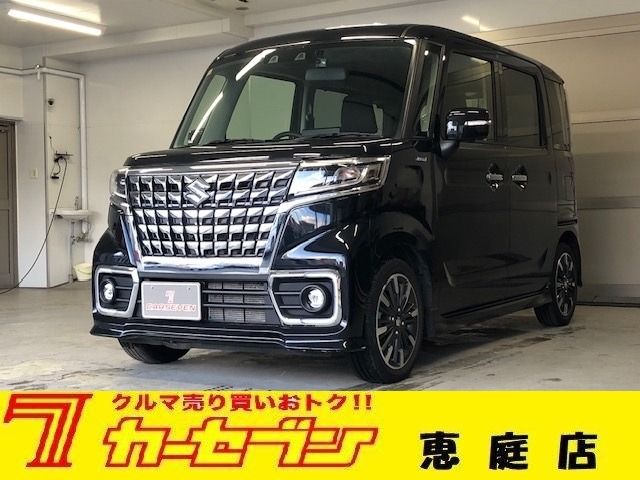 スズキ&nbsp;スペーシア&nbsp;660 カスタム ハイブリッド XS 4WD&nbsp;レンタアップ 禁煙 純正ナビ 全方位カメラ&nbsp;北海道