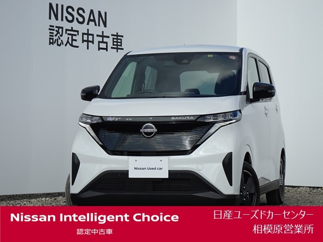 日産&nbsp;サクラ&nbsp;X&nbsp;ナビ・バックビューモニター・充電ケーブル&nbsp;神奈川県