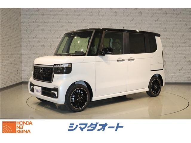 ホンダ&nbsp;N-BOX&nbsp;カスタム 660 コーディネートスタイル 2トーン&nbsp;衝突被害軽減システム クリアランスソナー&nbsp;奈良県