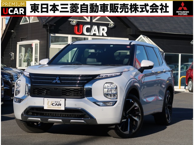 三菱&nbsp;アウトランダー&nbsp;PHEV 2.4 P 4WD&nbsp;ワンオーナー/禁煙車/スマホ連携ナビ/ETC&nbsp;神奈川県