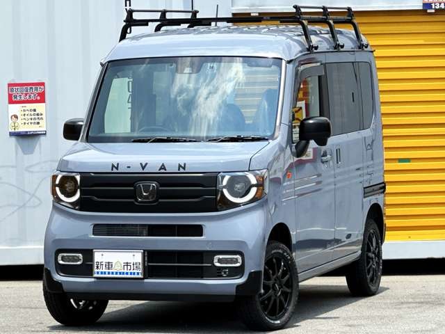 ホンダ&nbsp;N-VAN&nbsp;660 +スタイル ファン ターボ 4WD&nbsp;オリジナル黒カスタム/車検対応/2インチUP&nbsp;兵庫県