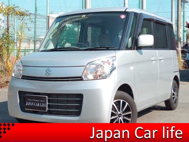 スズキスペーシア禁煙車/ワンセグTV/ETC/スライドドア/ナビ 中古車画像