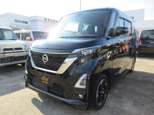 日産&nbsp;ルークス&nbsp;660 ハイウェイスターX プロパイロット エディション&nbsp;衝突軽減B 純正9インチナビ プッシュS&nbsp;富山県