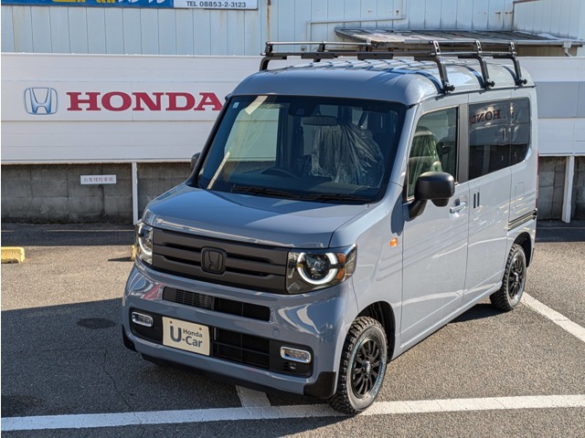 ホンダ&nbsp;N-VAN&nbsp;660 +スタイル ファン&nbsp;ルーフキャリア ナビTV LEDライト&nbsp;徳島県