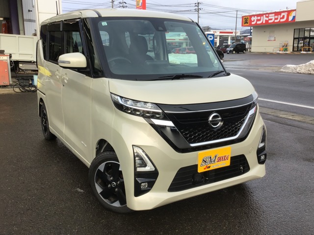 日産&nbsp;ルークス&nbsp;660 ハイウェイスターX 4WD&nbsp;純正ナビ TV 純正ドラレコ&nbsp;秋田県