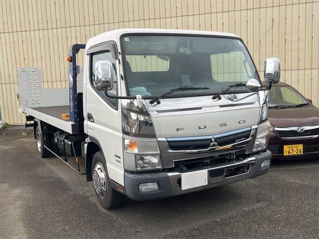 三菱ふそう&nbsp;キャンター&nbsp;積載車&nbsp;フルセグナビ バックモニター ETC&nbsp;福岡県