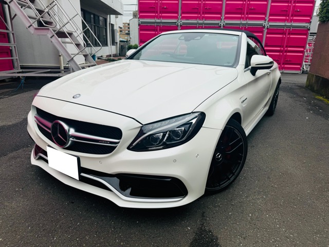 メルセデスＡＭＧ&nbsp;Cクラスカブリオレ&nbsp;C63 S&nbsp;右H 黒幌黒革 ダイヤモンドホワイト&nbsp;神奈川県