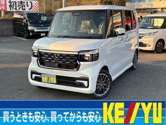 ホンダ&nbsp;N-BOX&nbsp;カスタム 660 ターボ&nbsp;届出済未使用車 純正8型ナビTVブル-トゥ-ス&nbsp;神奈川県