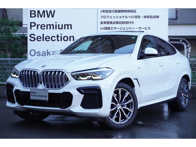 ＢＭＷ&nbsp;X6&nbsp;xドライブ35d Mスポーツ ディーゼルターボ 4WD&nbsp;赤革 プラスPKG・パノラマSR・ウッドトリム&nbsp;大阪府