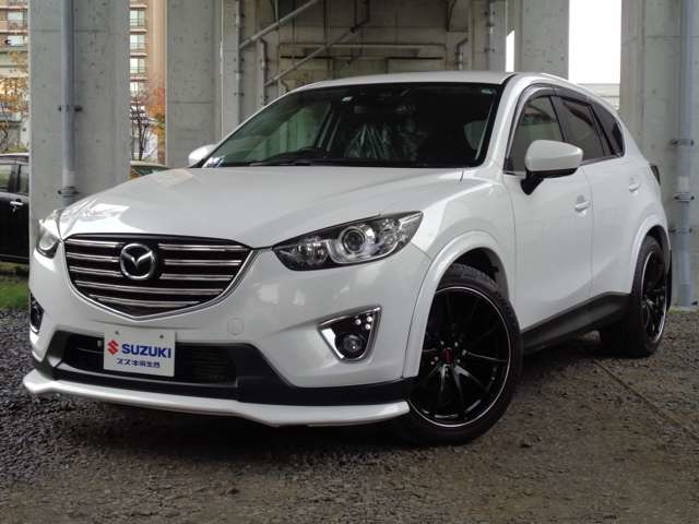 マツダ&nbsp;CX-5&nbsp;2.2 XD Lパッケージ ディーゼルターボ 4WD&nbsp;HDDナビTV 黒革シート レイズ20AW&nbsp;北海道