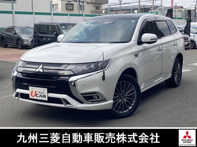 三菱&nbsp;アウトランダーPHEV&nbsp;2.4 S エディション 4WD&nbsp;残容量75パーセント 全方位モニター&nbsp;福岡県