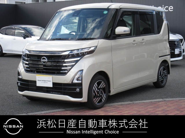 日産&nbsp;ルークス&nbsp;660 ハイウェイスターX&nbsp;純正ナビ ドラレコ ETC SOSコール&nbsp;静岡県