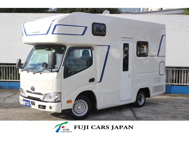 トヨタ&nbsp;カムロード&nbsp;キャンパー厚木 パピー480&nbsp;家庭用エアコン FFヒーター ソーラー&nbsp;茨城県