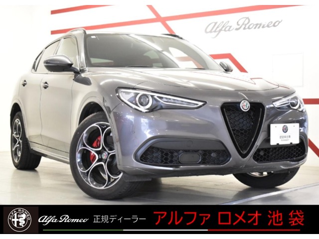 アルファ ロメオ&nbsp;ステルヴィオ&nbsp;2.0 ターボ Q4 ヴェローチェ 4WD&nbsp;認定中古車 黒&赤レザー内装 赤ステッチ&nbsp;東京都