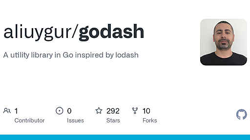 GitHub - aliuygur/godash: A utility library in Go inspired by lodash