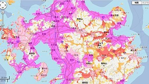 iPhone 5ユーザーは涙目：au LTE(800MHz)のエリアは圧倒的 - 昔モバイルをバックパックにつめこんでた人のブログ(仮)