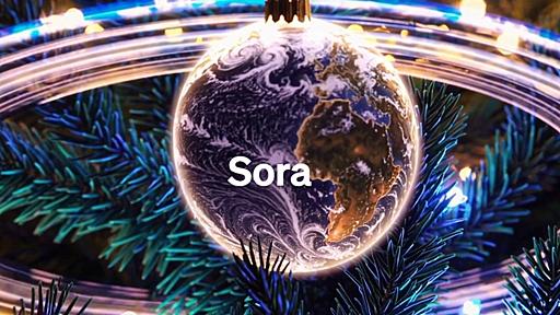 動画生成AI「Sora」ついに登場──OpenAIが提供　最大20秒の動画作成可能　ディープフェイク対策にも慎重